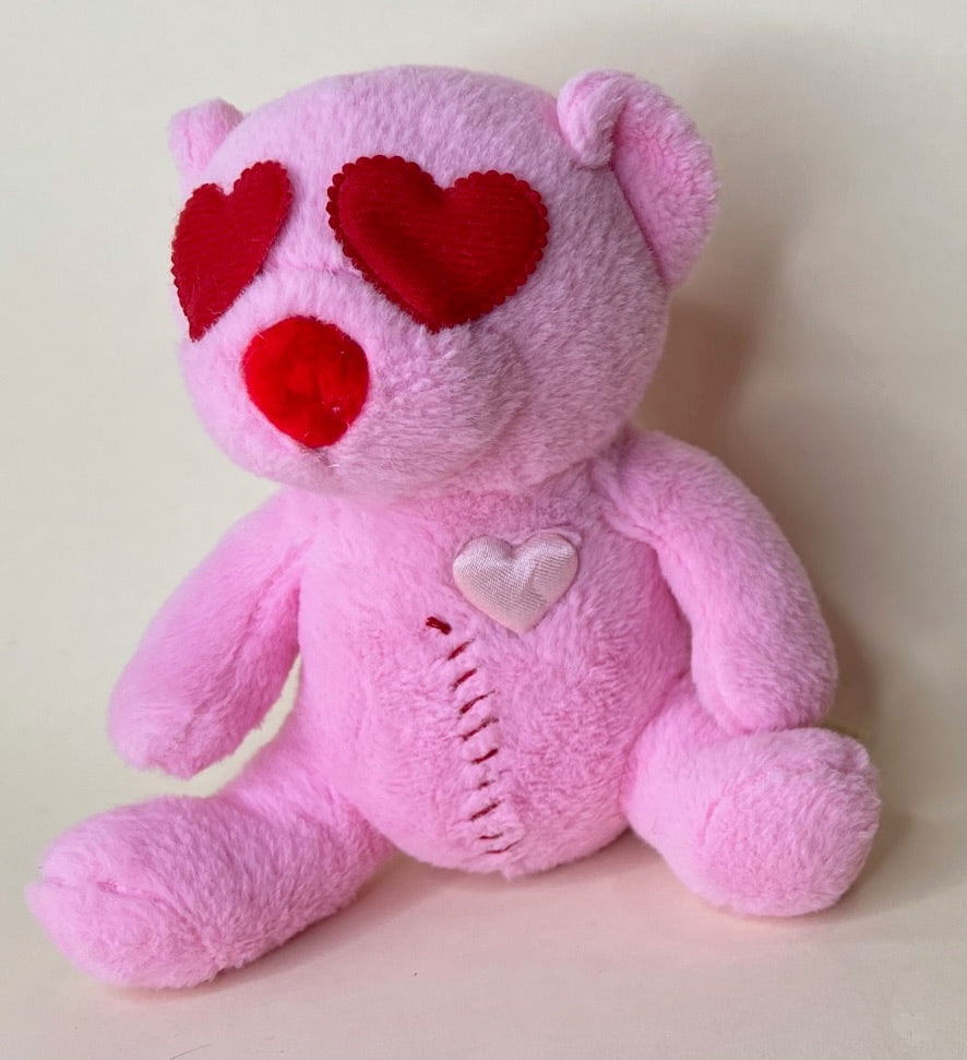 Hearts, Love & Candy Dog Toy: Squeak & NO Squeak, All Sizes