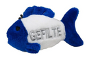 Multipet Gefilte Fish Talking Hanukkah Plush Dog Toy