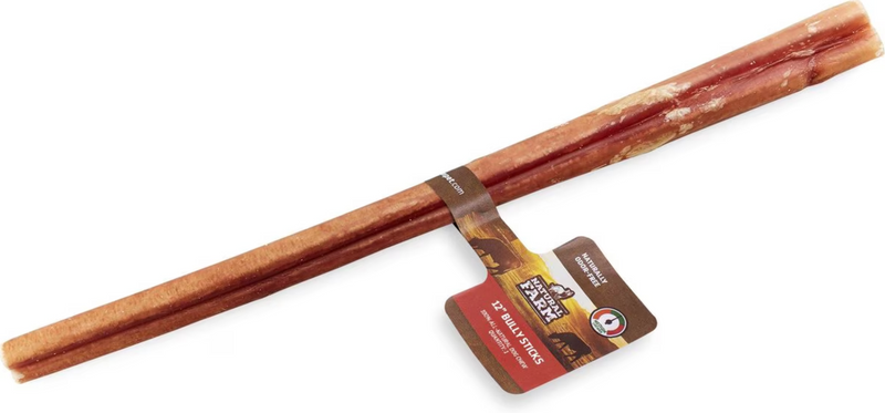 $1 OFF! Natural Farm Beef 12" Bully Sticks Dog Treats CHEAPER THAN CHEWY