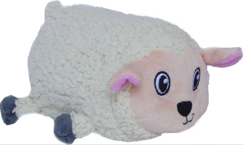 Outward Hound Fattiez Sheep Squeaky Grunting Plush Dog Toy