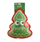 Outward Hound Fire Biterz Christmas Tree Cookie Squeaky Dog Toy: Medium