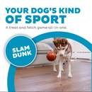 Outward Hound Sport Ballz Basketball Durable Treat-Dispensing Fetch Ball Dog Toy CHEAPER THAN CHEWY