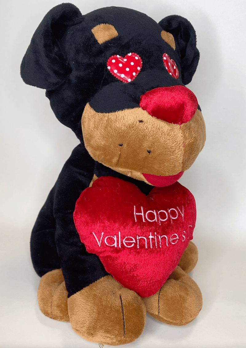 Hearts, Love & Candy Dog Toy: Squeak & NO Squeak, All Sizes