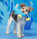 BARK Hammerin' Hank the Shark 4 Squeaker & Rope Dog Toy