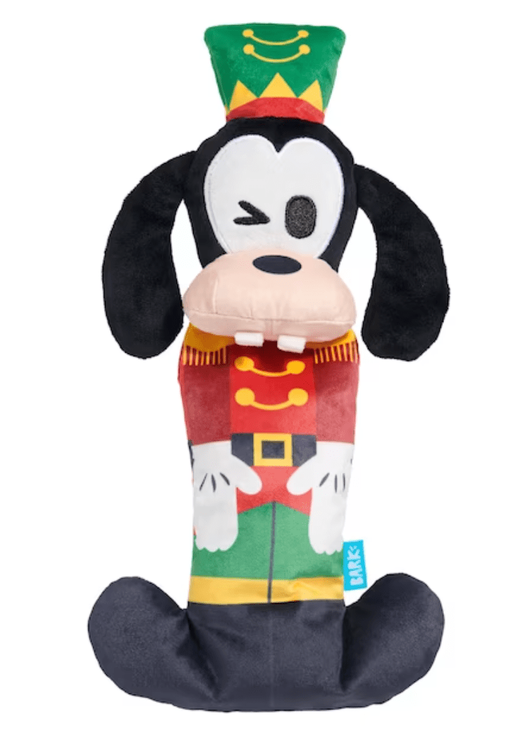 50% OFF! BARK Disney Goofy Nutcracker Plush Squeaky Dog Toy