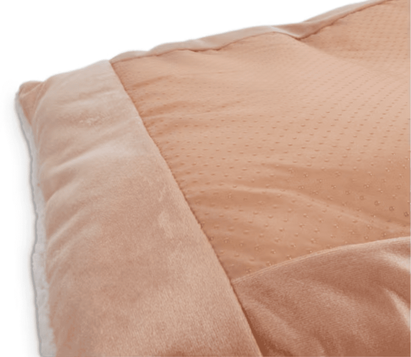 EveryYay Rectangular Sherpa Pillow Dog/Cat Bed: Copper