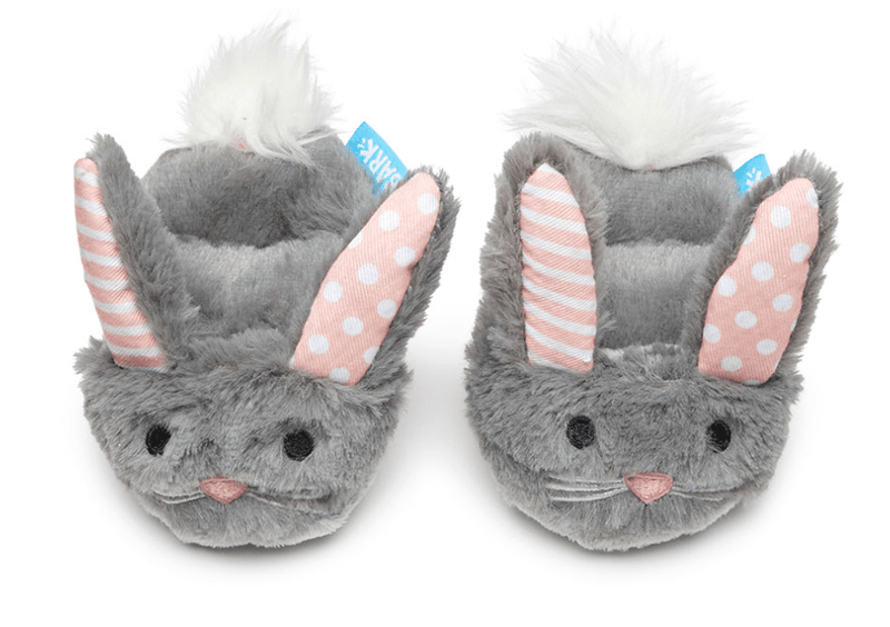 NEW! BARK Itty & Bitty the Bunny Slippers 2 Pack Squeaky Dog Toys