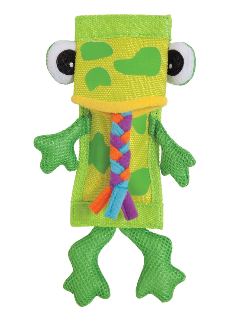 Zoobilee® Firehose Dog Toys: Parrot or Frog