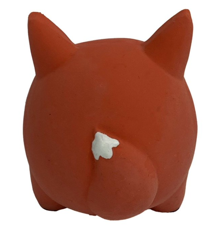 Multipet MiniPet Latex Round Animals 2.5" Dog Toy: Single or 3-Pack