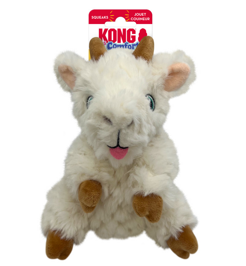 Kong Comfort Tykes Goat Removable Squeaker: S, M, L Dogs