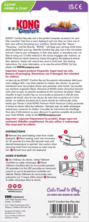 KONG Comfort Key Play Mat Plush Cat Toy with Catnip, Purple