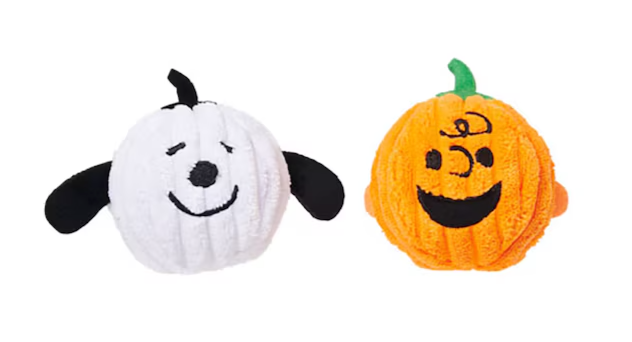 $3 OFF! BARK Peanuts Snoopy & Charlie Brown Pumpkin Heads 2 Pack XS-S