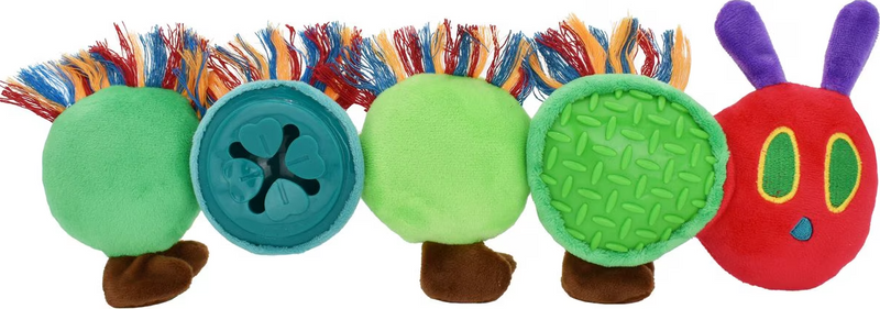 $3 OFF! Multipet Eric Carle Hungry Caterpillar Interactive Treat Dog Toy: 14"