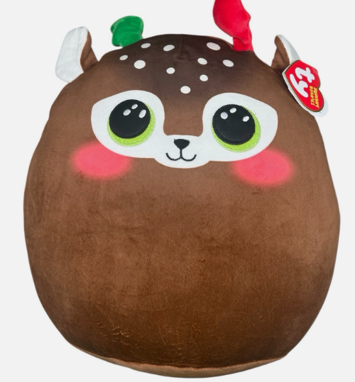 Large Stuffed & SQUEAKY Plush Holiday Dog Toys