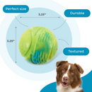 Outward Hound Grunt N Punt Squeaky Tennis Ball Dog Toy 3.5"