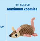 BARK Armie Dillo Squeaky Plush Dog Toy: XS/S