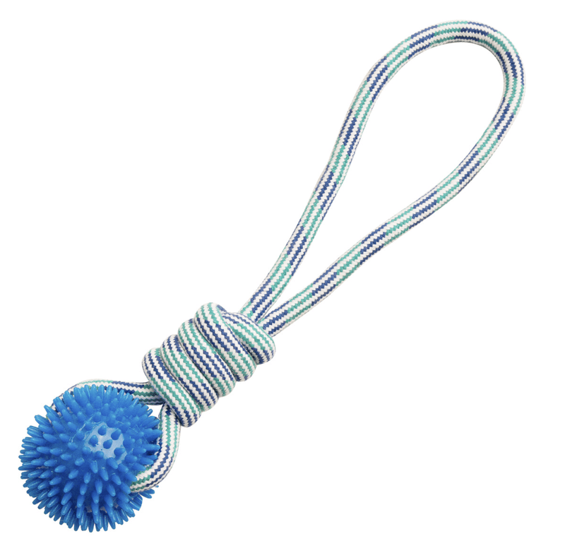 SnugArooz Spike-O-Mite Rope, Spiky Ball & Tug Toy: 16"