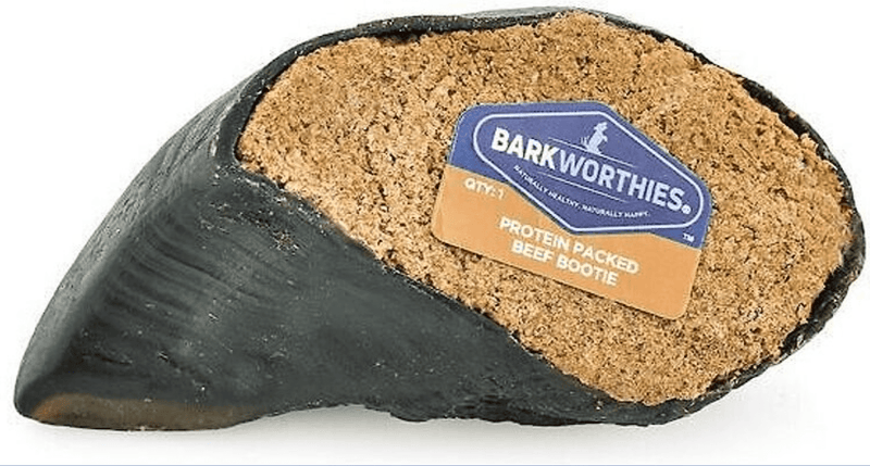 Barkworthies Protein Packed Beef Bootie Peanut Butter Blend Dog Treat