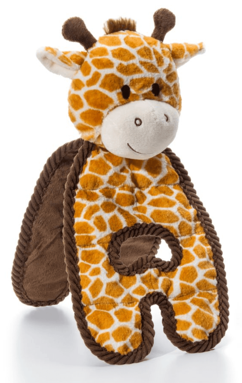 SAVE 3 Outward Hound Cuddle Tugs Giraffe Squeaky Plush Dog Toy CHEAPER THAN CHEWY