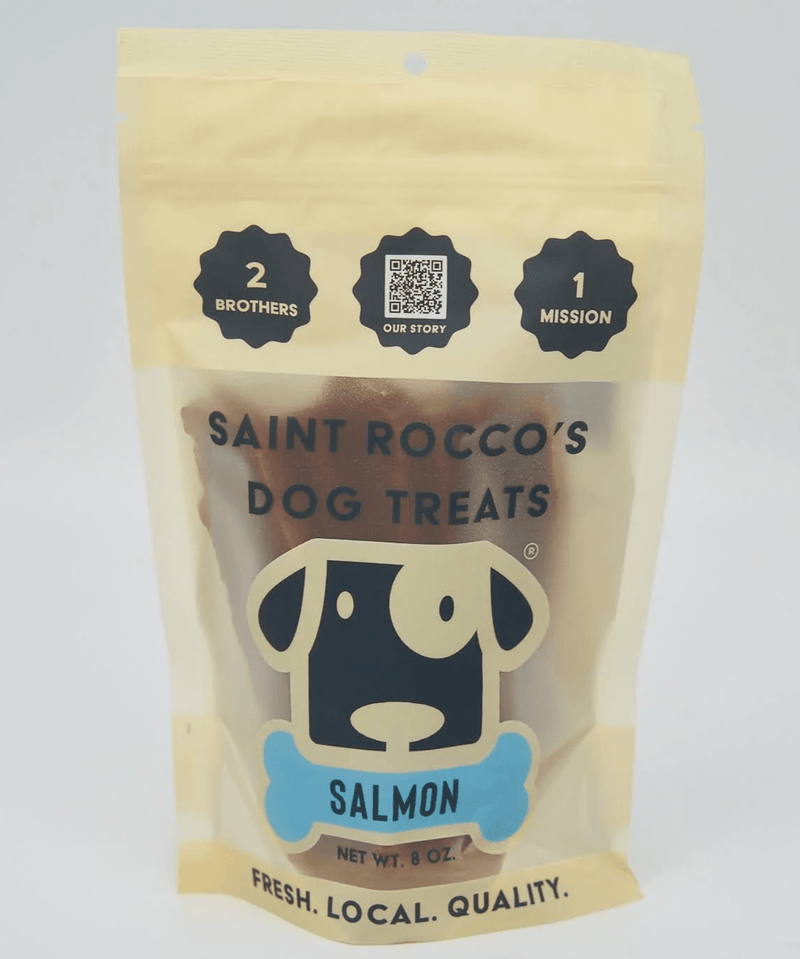 St. Rocco's Treats Salmon Dog Treats: 8 oz.