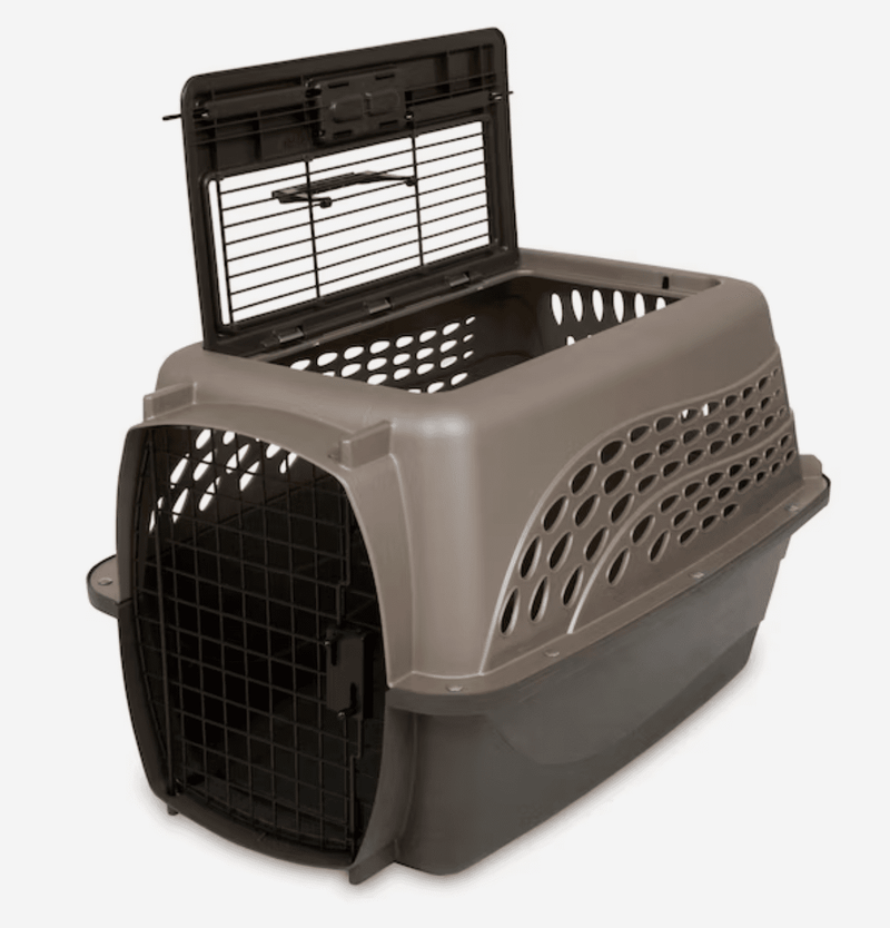 Petmate Plastic 2-Door Collapsible Pet Crate Travel Kennel: 2 Sizes