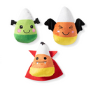 SAVE $1! PetShop by Fringe Candy Corns Small Plush Squeaky Dog Toy 3 Piece Set