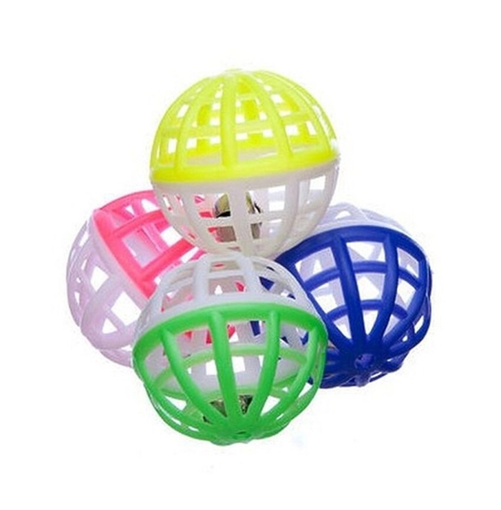 Amazing Pet Products Lattice Jingle Balls Cat Toys 4 Pack