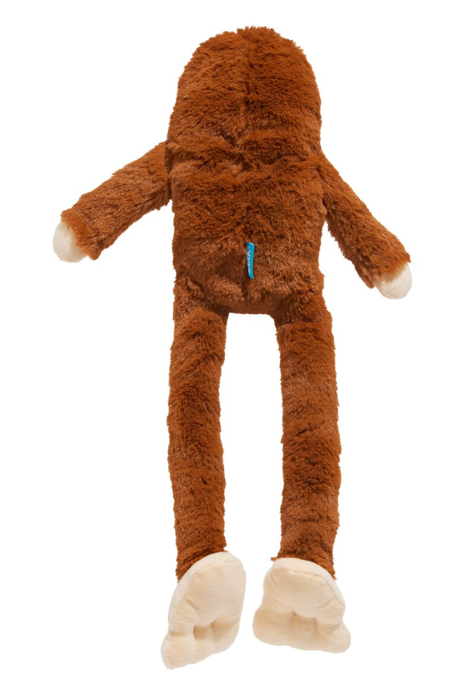 BARK Sasquatch Josh Squeaky Crazy Crinkle Plush Dog Toy