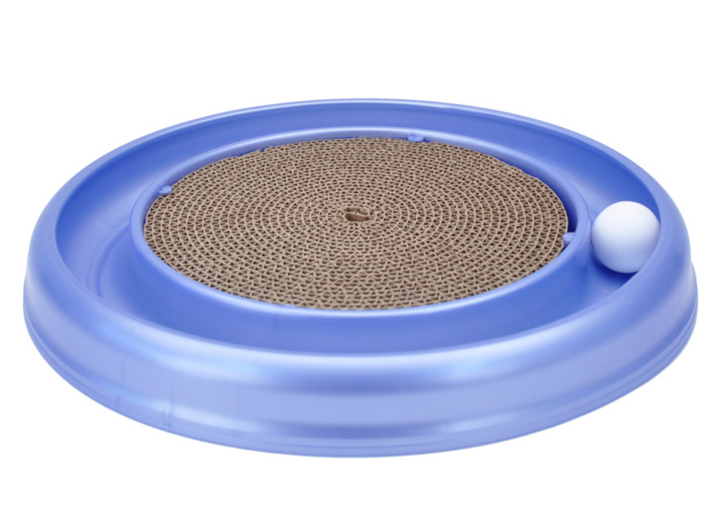 SAVE! Turbo Scratcher Cat Toy with Ball / Made in USA