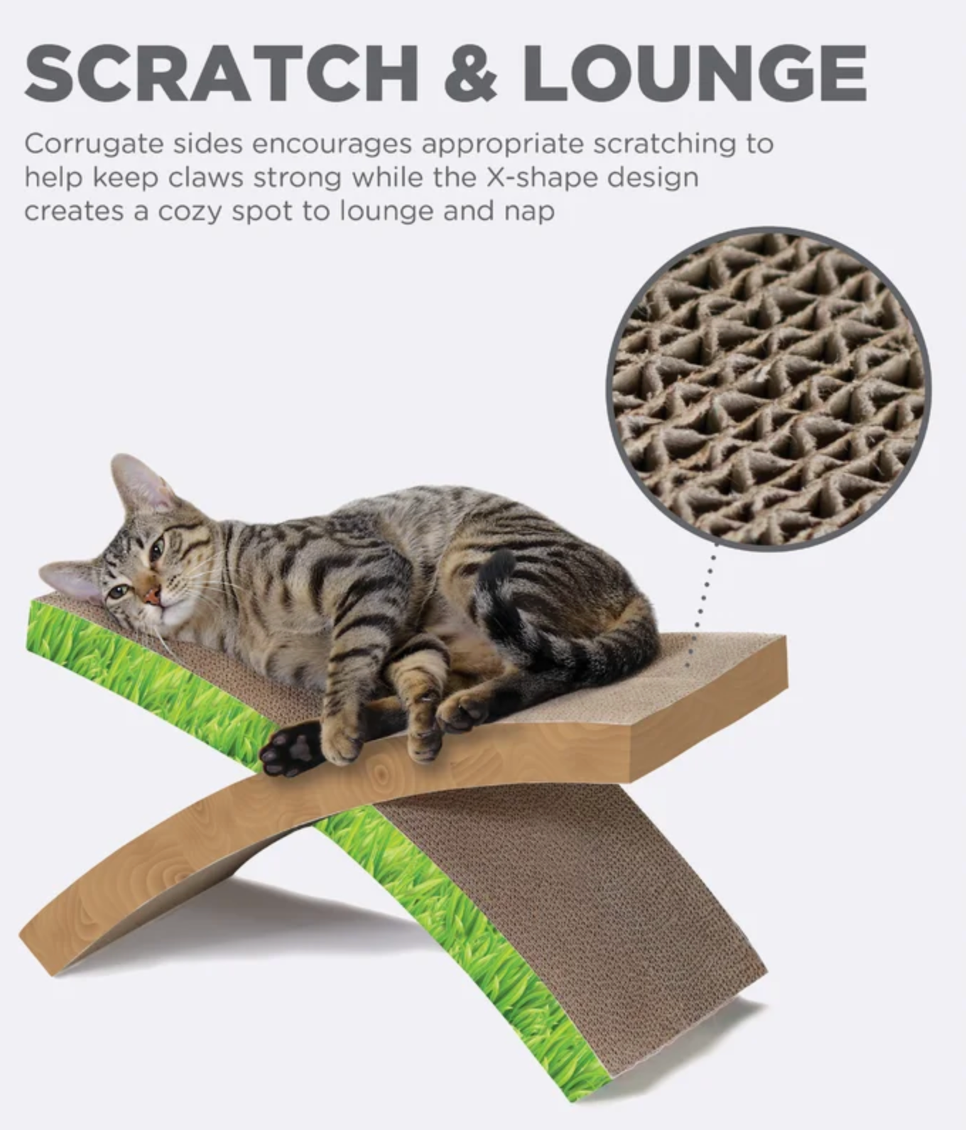 Petstages Easy Life Hammock Scratcher with Catnip