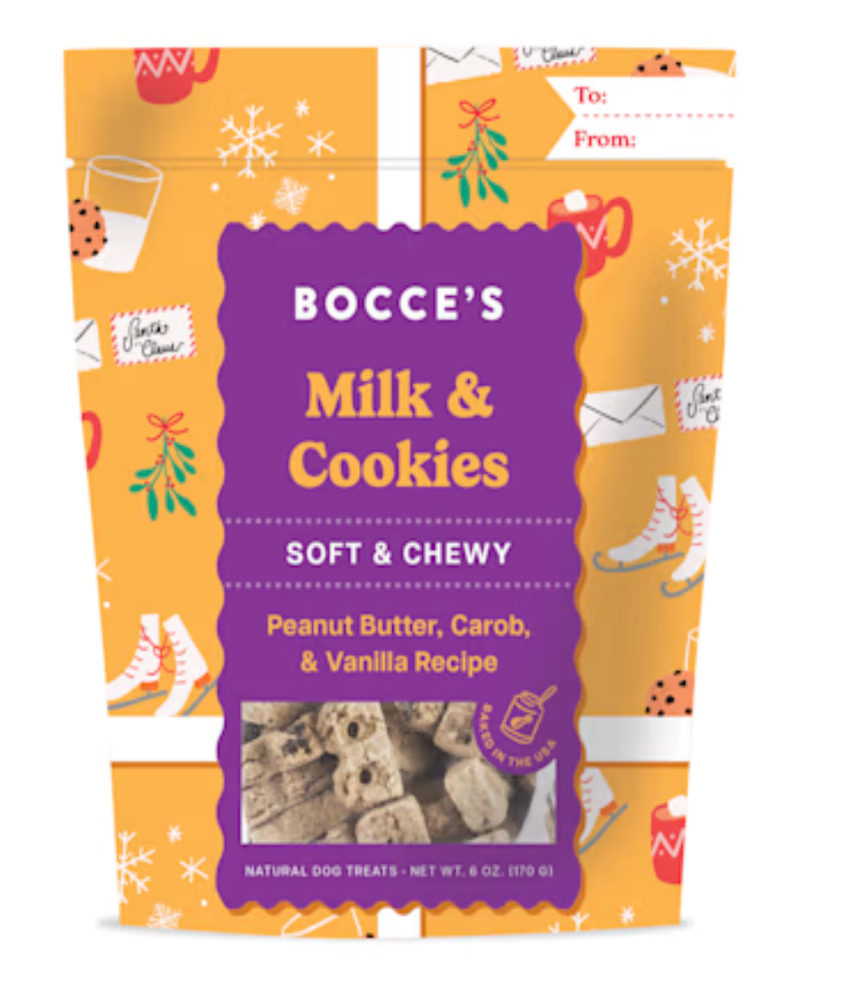 Bocce's Bakery Milk 'N Cookies Soft & Chewy Dog Treats, 6 oz.