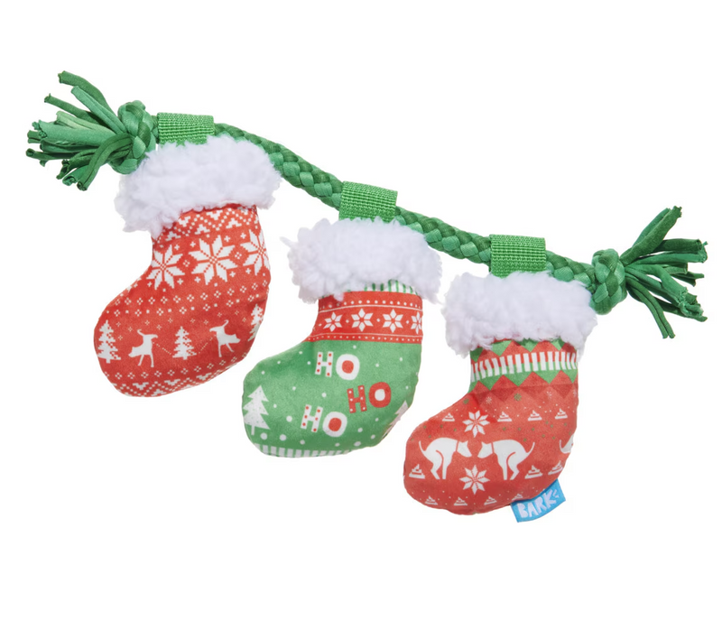 $4 OFF! BARK Stocking Tuggers Plush Squeak & Crinkle Dog Toy for Extra Small & Small Dogs