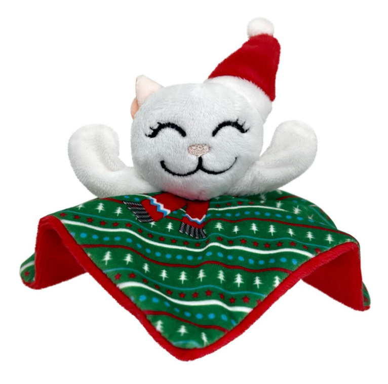 KONG Holiday Crackles Santa Kitty with Catnip & Crinkle