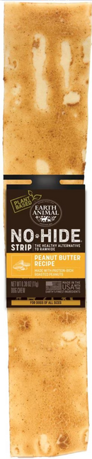Earth Animal Dog No Hide Strips Single or Multi-Pack: Peanut Butter CHEAPER THAN CHEWY