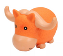 Coastal Pet Rascal Grunting Big Horn Bull Dog Toy: 6.5"