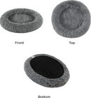 Best Friends by Sheri Calming Oval Donut Bed/Pad For Cats & Small Dogs: 21"x19": Grey, Taupe