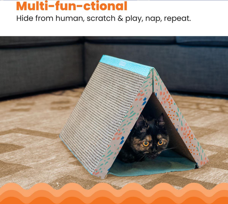 Catstages Fold Away Cat Climbing & Scratching Tunnel Toy