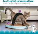 $2 OFF!  Catstages Scratch & Groom Scratch Pad & Grooming Brush Cat Toy With Catnip