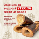 Natural Farm Large Smoked Beef Marrow Bone: 5"-6"