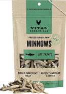 Vital Essentials Minnows Grain-Free Freeze-Dried Raw Cat Treats