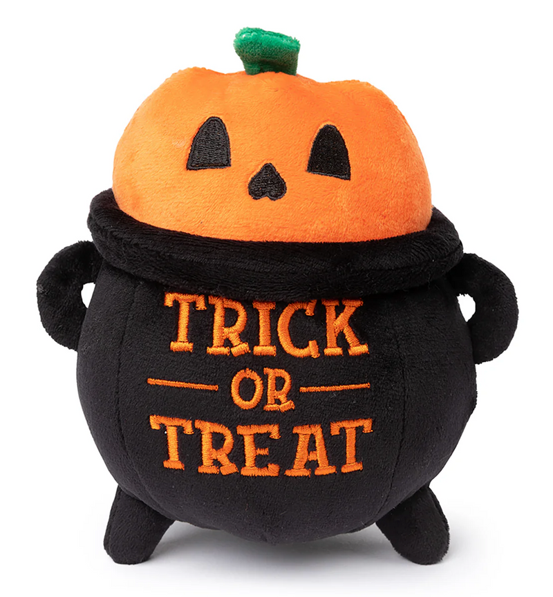 FuzzYard Squeaky Dog Toy Trick Or Treat Halloween Plush Cauldron