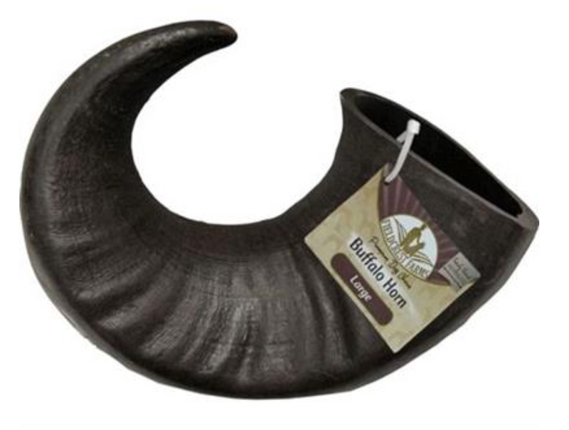 FIELDCREST FARMS Buffalo Horn: Large & XLarge Dogs