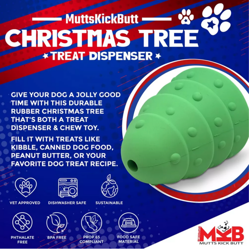 $! OFF! SodaPup Christmas Tree Treat Dispenser and Dog Chew Toy