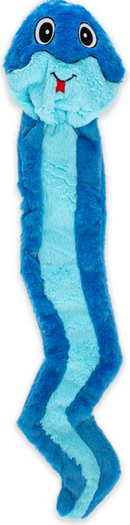 GURU Hide-A-Tail Blue Snake Crinkle & Squeak Puzzle Dog Toy: Large & XLarge