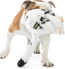 GURU Hide-A-Tail Cow Crinkle & Squeak Puzzle Dog Toy, Medium & Large