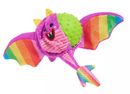 $1 OFF! BARK Super Chewer Diva The Dragon Queen Rainbow Plush Dog Toy, M/L