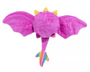 $1 OFF! BARK Super Chewer Diva The Dragon Queen Rainbow Plush Dog Toy, M/L