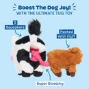 BARK Bertha the Cow Dog Plush Toy, 2 Toys in 1, Medium-Extra Large CHEAPER THAN CHEWY