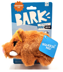 $2 OFF! BARK Beau The Boar Wild Plush Dog Toy Brown Medium