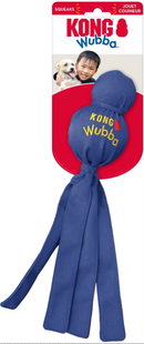 KONG Classic Wubba Dog Tug Toy, 3 Colors, 2 Sizes
